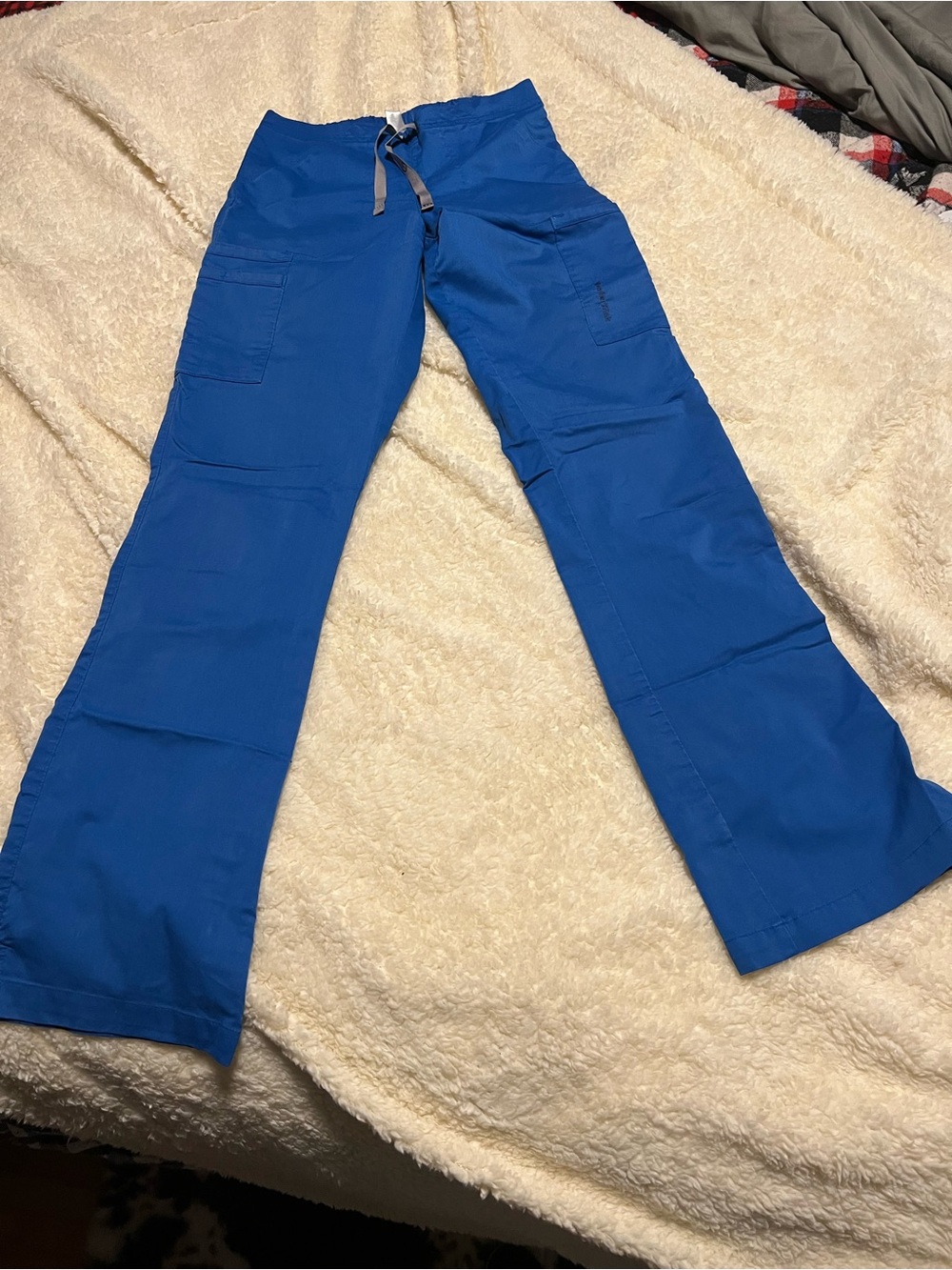 WonderWink Royal Blue Flare Scrub Pants